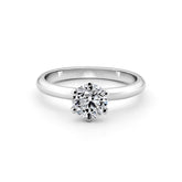 Brilliant Cut Diamond Solitaire Engagement Ring - Dracakis Jewellers